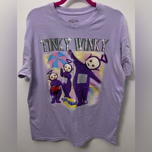 Iconic Tinky Winky Teletubbies Unisex Purple T-Shirt